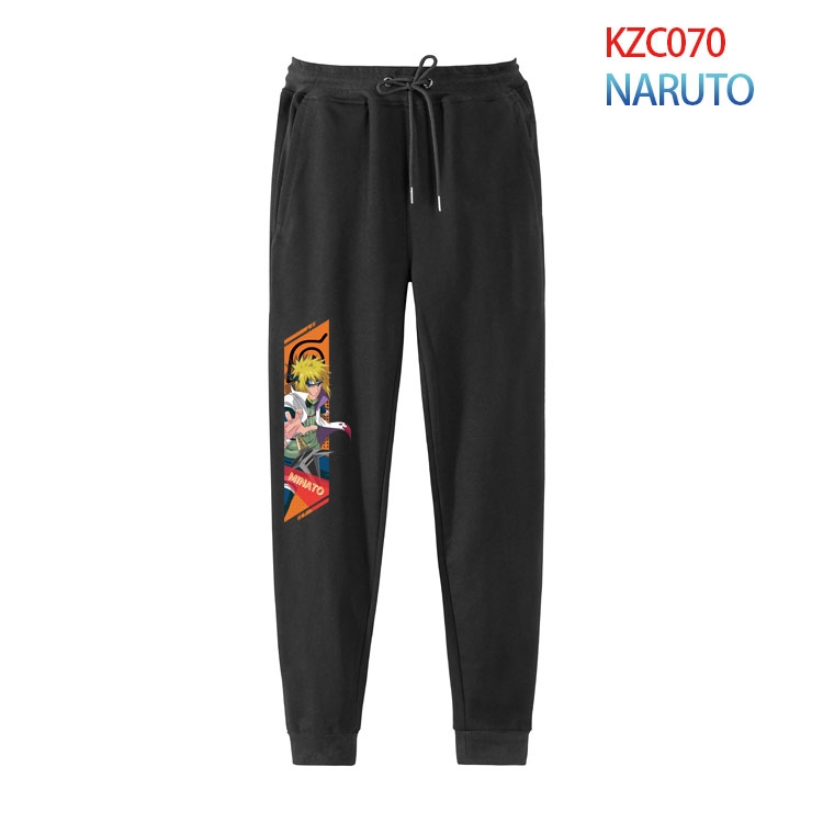 Naruto Anime tie-foot leisure sports cotton trousers from S to 4XL KZC070