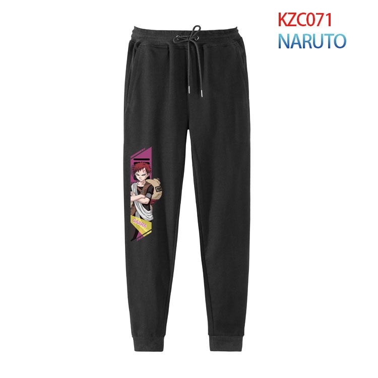 Naruto Anime tie-foot leisure sports cotton trousers from S to 4XL KZC071