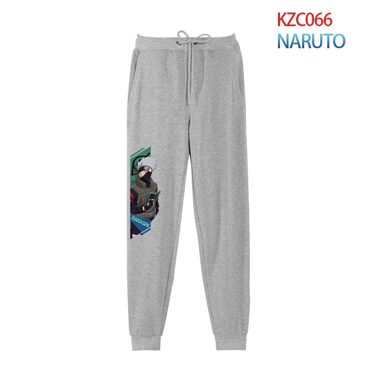 Naruto Anime tie-foot leisure sports cotton trousers from S to 4XL KZC066