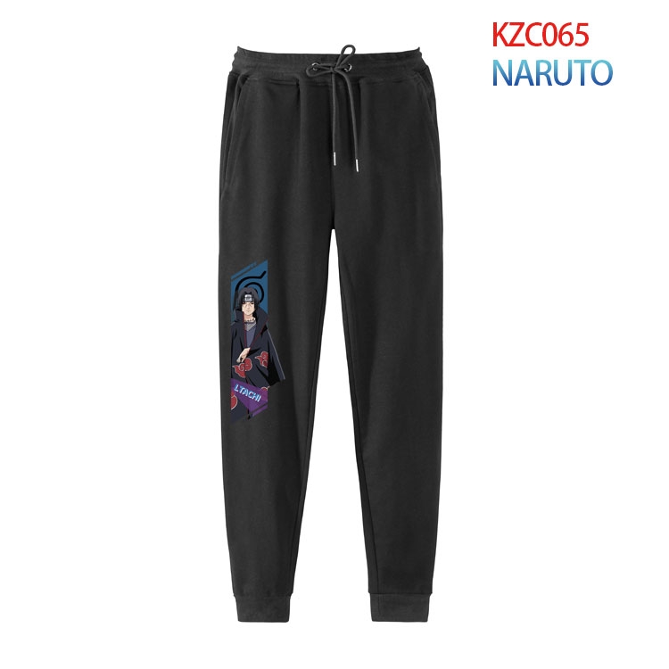 Naruto Anime tie-foot leisure sports cotton trousers from S to 4XL KZC065