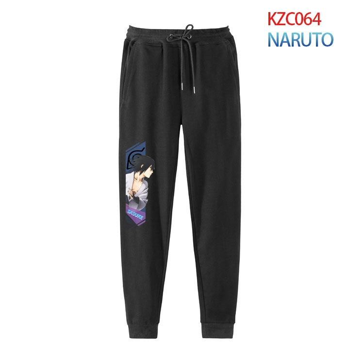 Naruto Anime tie-foot leisure sports cotton trousers from S to 4XL KZC064