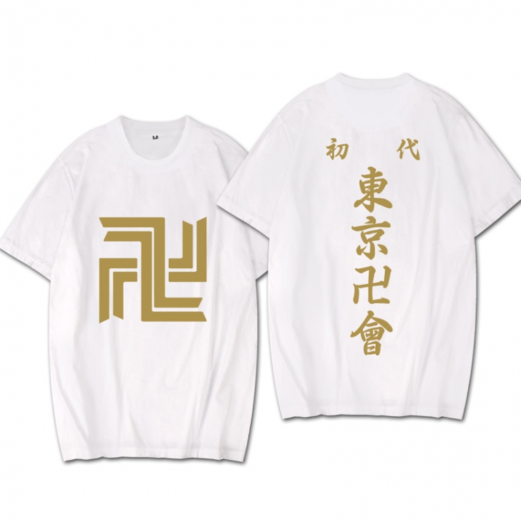 Tokyo Revengers Anime print round neck short sleeve T-shirt from S to XXXL
