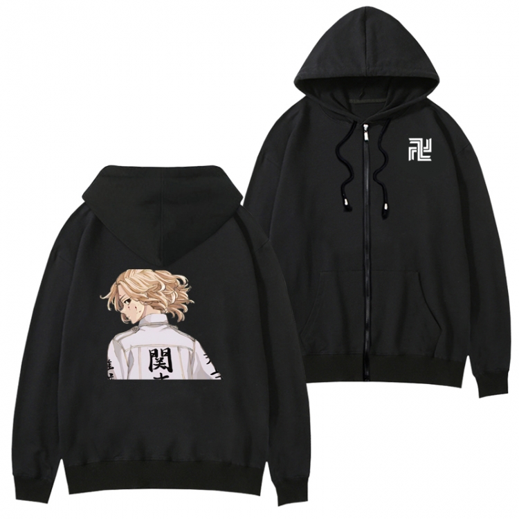 Tokyo Revengers  Anime zipper sweater thick long-sleeved jacket  from S to 3XL