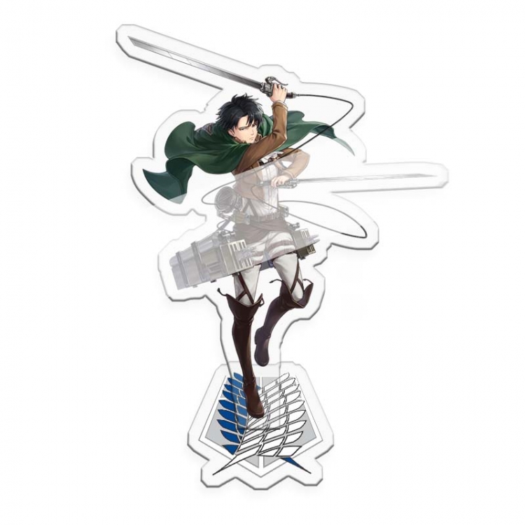 Shingeki no Kyojin Anime character acrylic Standing Plates Key Chain 