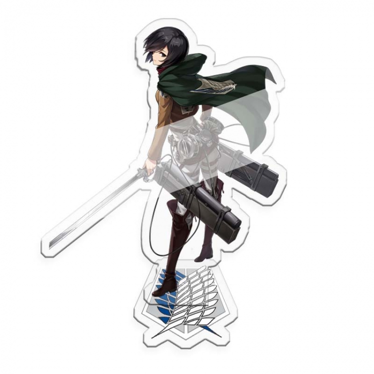 Shingeki no Kyojin Anime character acrylic Standing Plates Key Chain 