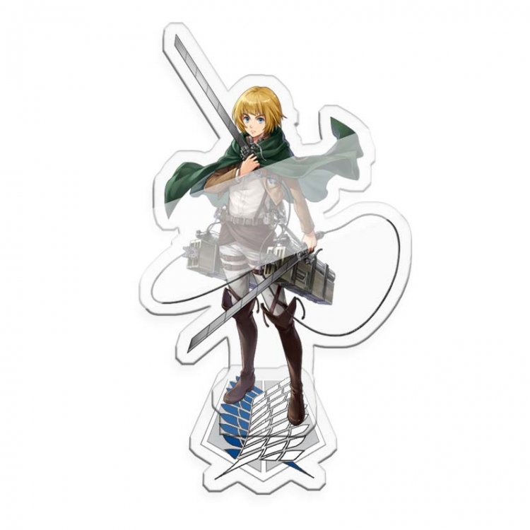 Shingeki no Kyojin Anime character acrylic Standing Plates Key Chain 