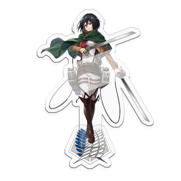 Shingeki no Kyojin Anime character acrylic Standing Plates Key Chain 