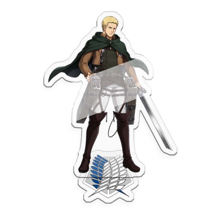 Shingeki no Kyojin Anime character acrylic Standing Plates Key Chain 