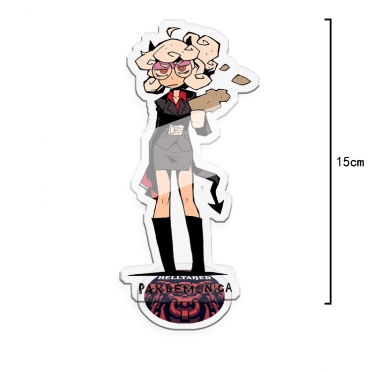 Helltaker Anime character acrylic Standing Plates Keychain