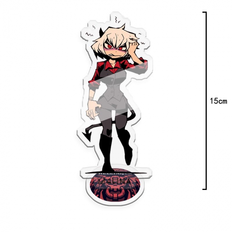 Helltaker Anime character acrylic Standing Plates Keychain