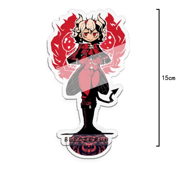 Helltaker Anime character acrylic Standing Plates Keychain