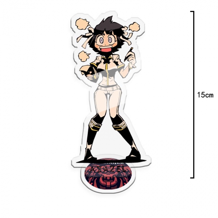 Helltaker Anime character acrylic Standing Plates Keychain