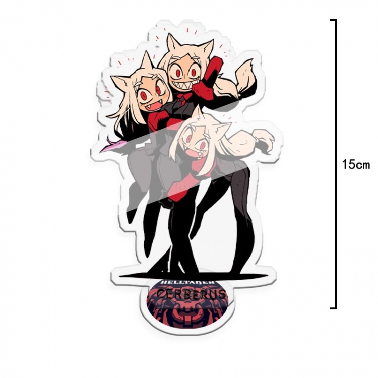 Helltaker Anime character acrylic Standing Plates Keychain