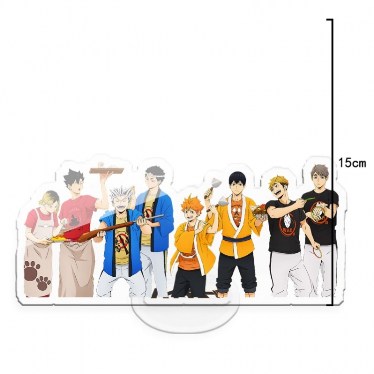 Haikyuu!! Anime character acrylic Standing Plates Keychain