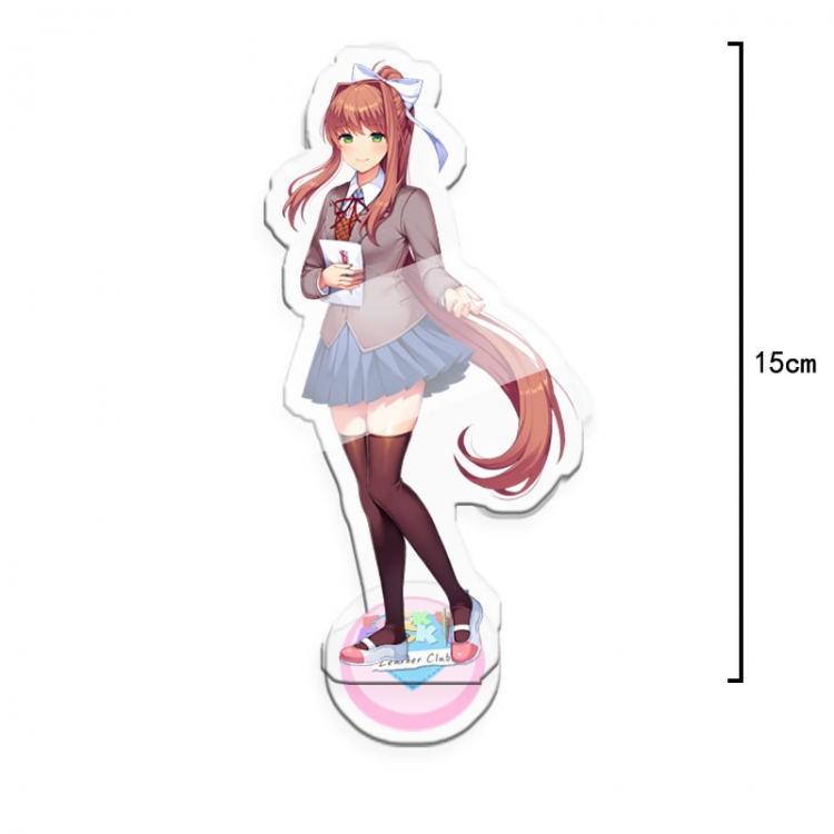 Doki Doki Literature Club!  Anime character acrylic Standing Plates Keychain