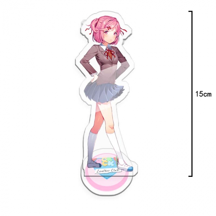Doki Doki Literature Club!  Anime character acrylic Standing Plates Keychain