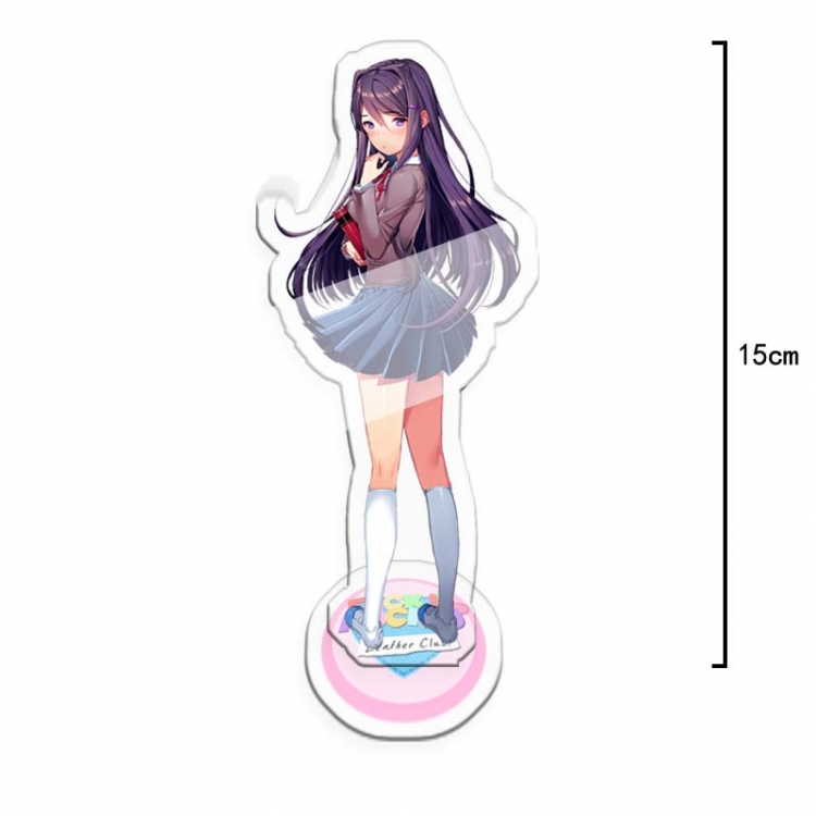 Doki Doki Literature Club!  Anime character acrylic Standing Plates Keychain