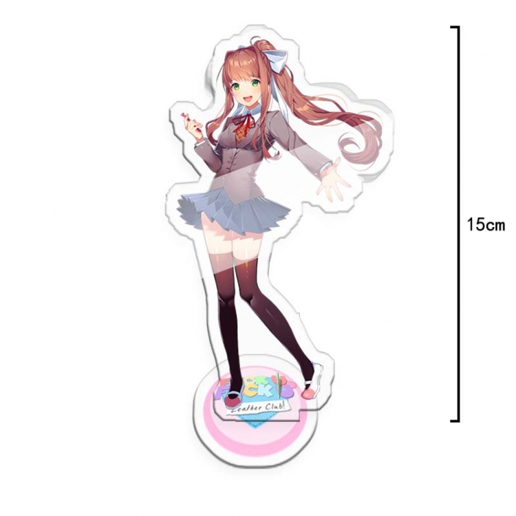 Doki Doki Literature Club!  Anime character acrylic Standing Plates Keychain