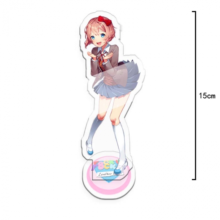 Doki Doki Literature Club!  Anime character acrylic Standing Plates Keychain