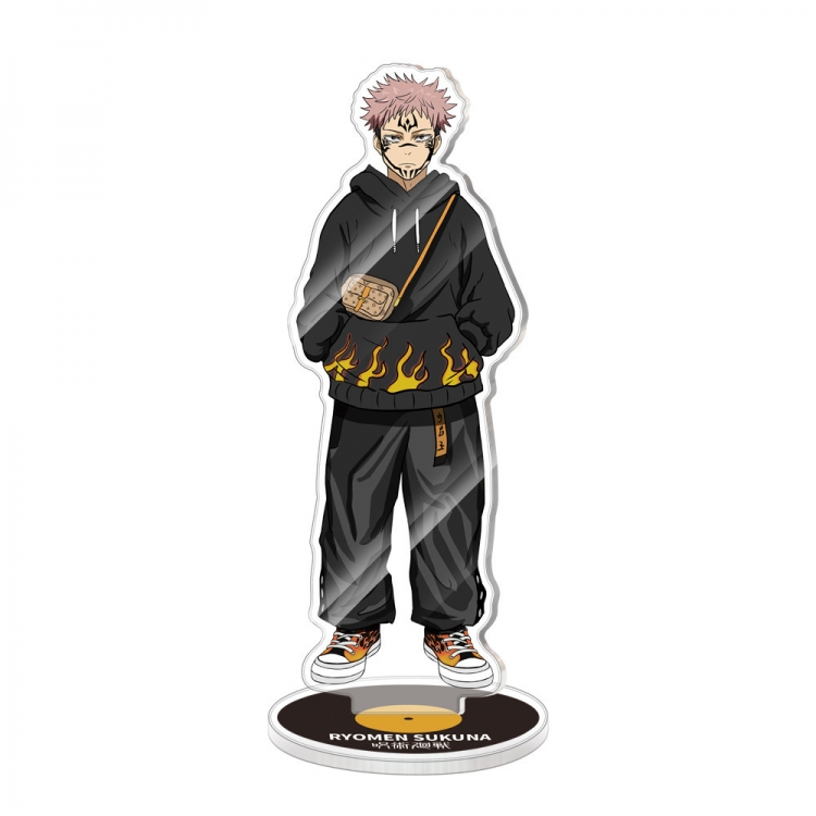 Jujutsu Kaisen Anime character acrylic Standing Plates Keychain