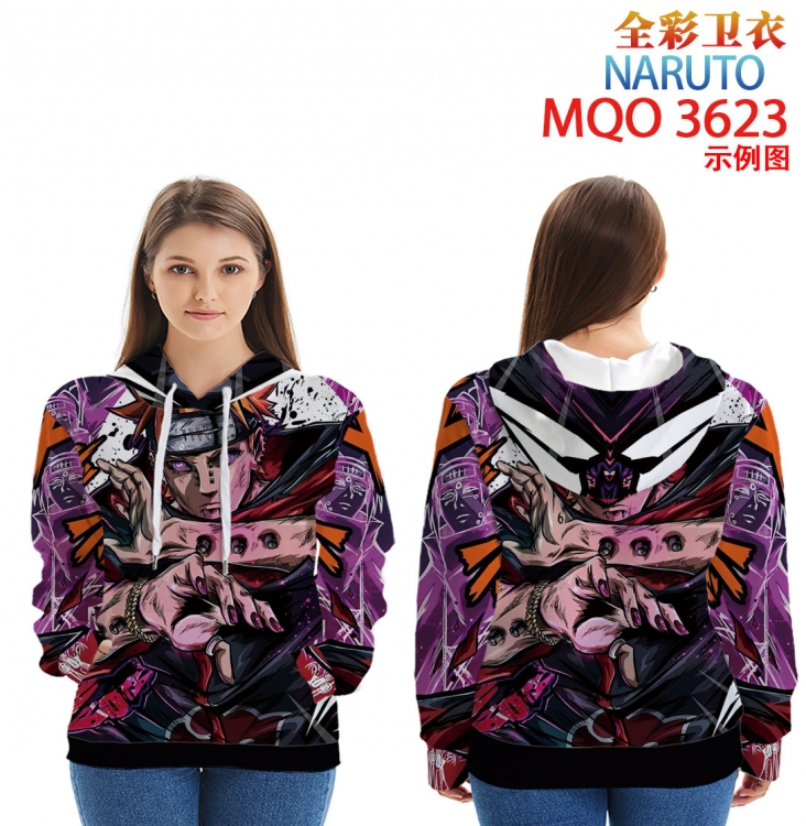Naruto Full Color Patch pocket Sweatshirt Hoodie EUR SIZE 9 sizes from XXS to XXXXL  MQO3623