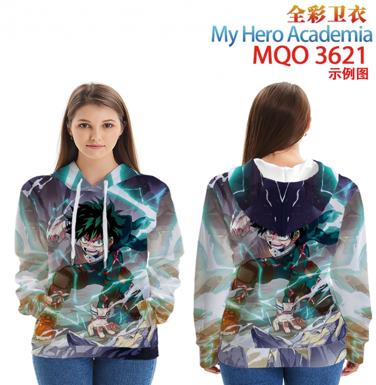 My Hero Academia Full Color Patch pocket Sweatshirt Hoodie EUR SIZE 9 sizes from XXS to XXXXL  MQO3621