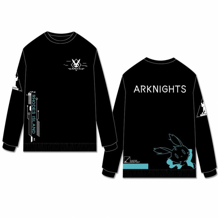 Arknights  Anime surrounding round neck long-sleeved sweater Hoodie from S to 3XL Style D