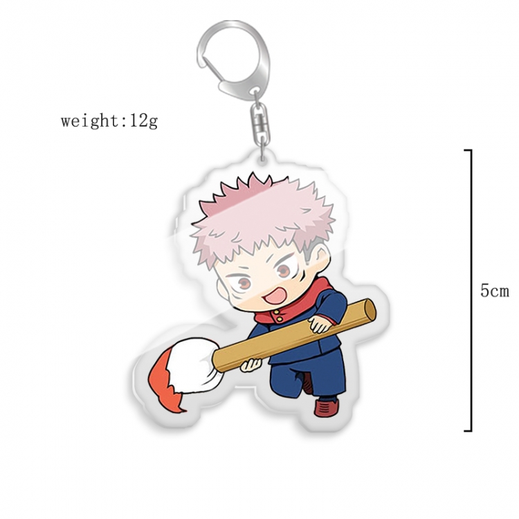 Jujutsu Kaisen Anime acrylic Key Chain  price for 5 pcs 7912