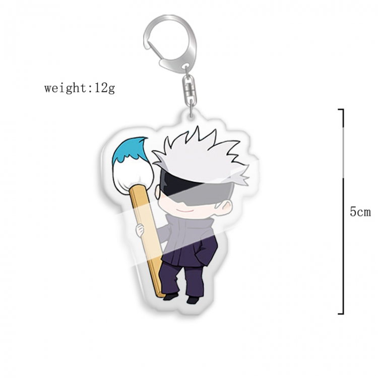 Jujutsu Kaisen Anime acrylic Key Chain  price for 5 pcs 7902