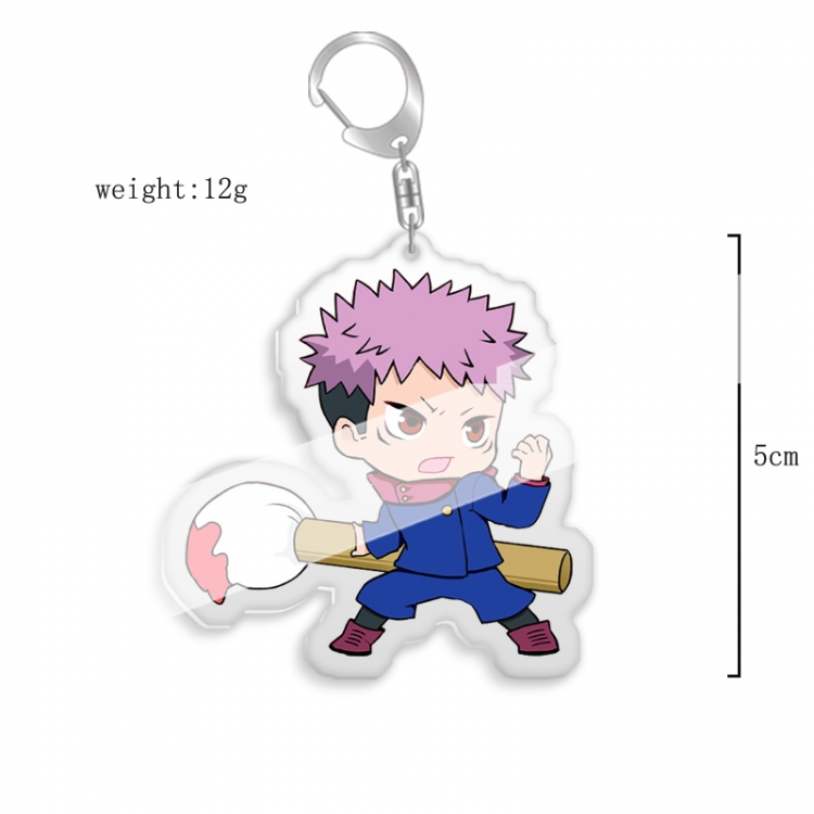 Jujutsu Kaisen Anime acrylic Key Chain  price for 5 pcs 7911