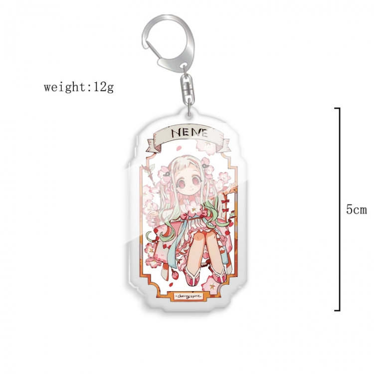 Toilet-bound Hanako-kun  Anime acrylic Key Chain  price for 5 pcs 7933