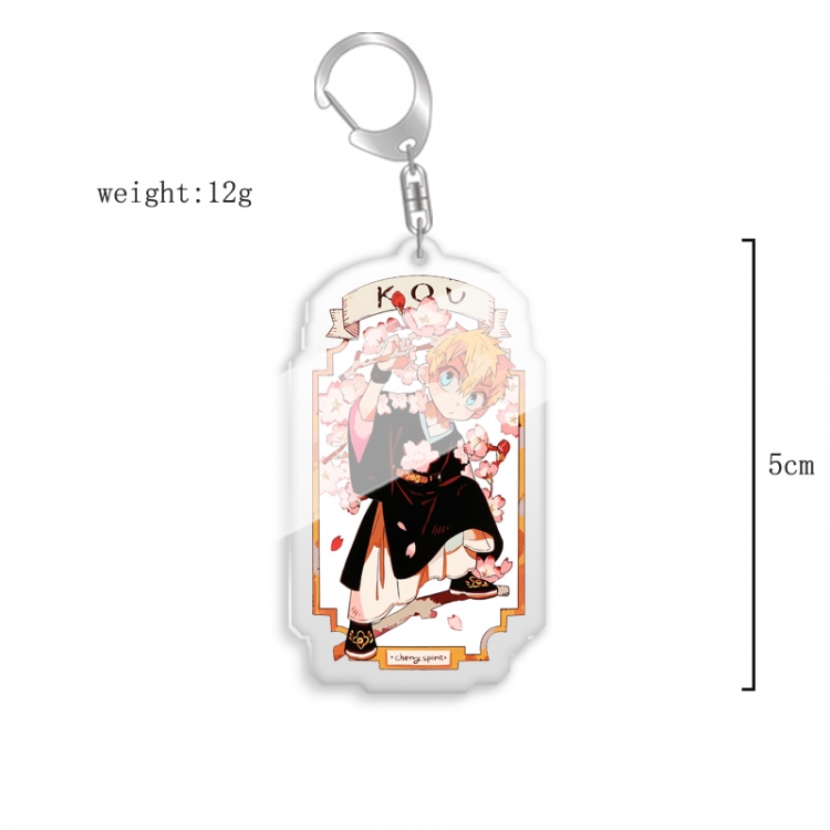 Toilet-bound Hanako-kun  Anime acrylic Key Chain  price for 5 pcs 7935