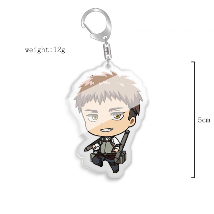 Shingeki no Kyojin  Anime acrylic Key Chain  price for 5 pcs 7985