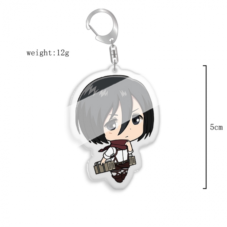 Shingeki no Kyojin  Anime acrylic Key Chain  price for 5 pcs 7982