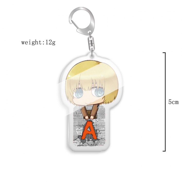 Shingeki no Kyojin  Anime acrylic Key Chain  price for 5 pcs 7997