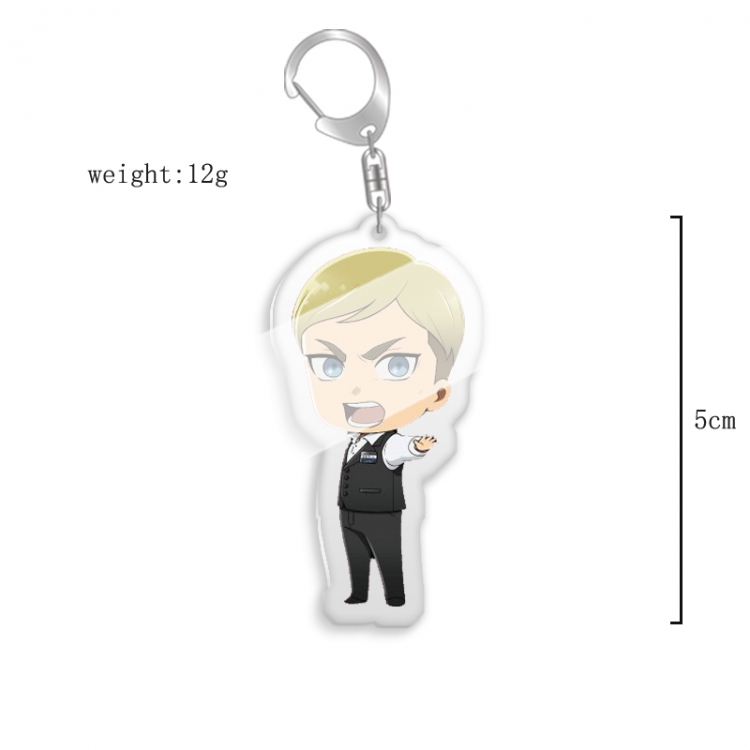 Shingeki no Kyojin  Anime acrylic Key Chain  price for 5 pcs 7974