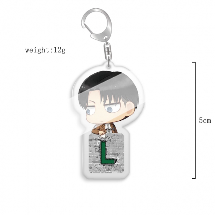 Shingeki no Kyojin  Anime acrylic Key Chain  price for 5 pcs 8002