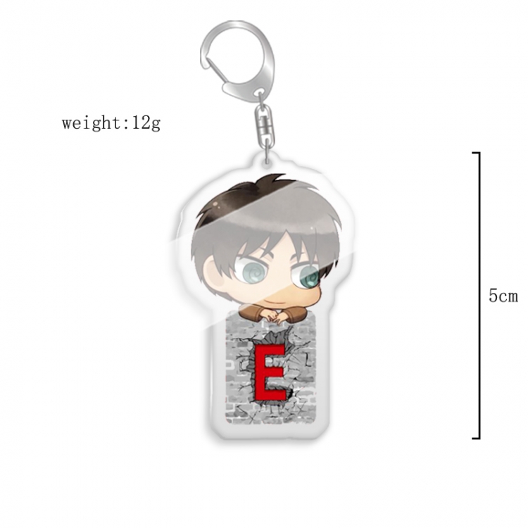 Shingeki no Kyojin  Anime acrylic Key Chain  price for 5 pcs 7998