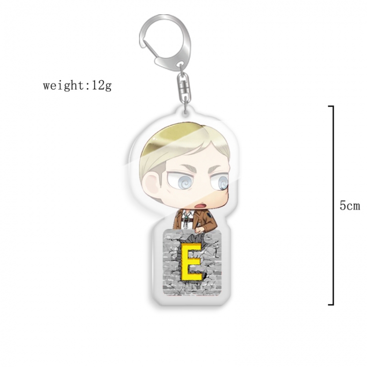 Shingeki no Kyojin  Anime acrylic Key Chain  price for 5 pcs 8001