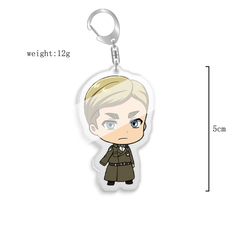 Shingeki no Kyojin  Anime acrylic Key Chain  price for 5 pcs 7988