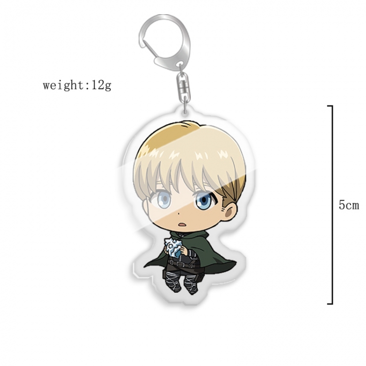 Shingeki no Kyojin  Anime acrylic Key Chain  price for 5 pcs 7991