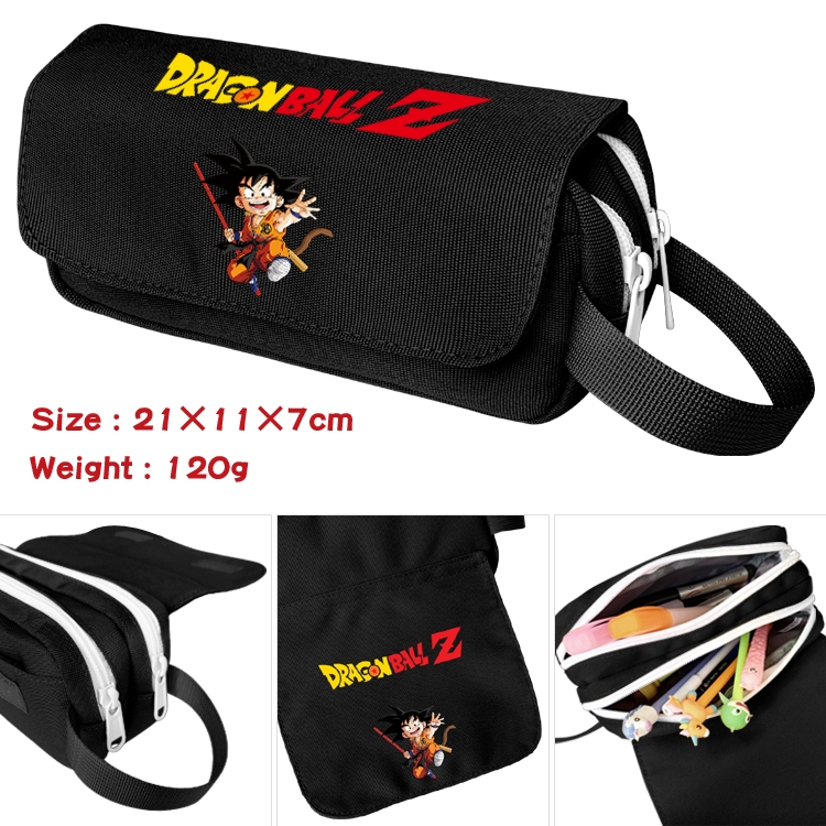  DRAGON BALL Portable waterproof double-layer pencil case Pencil Bag  20x11x7cm