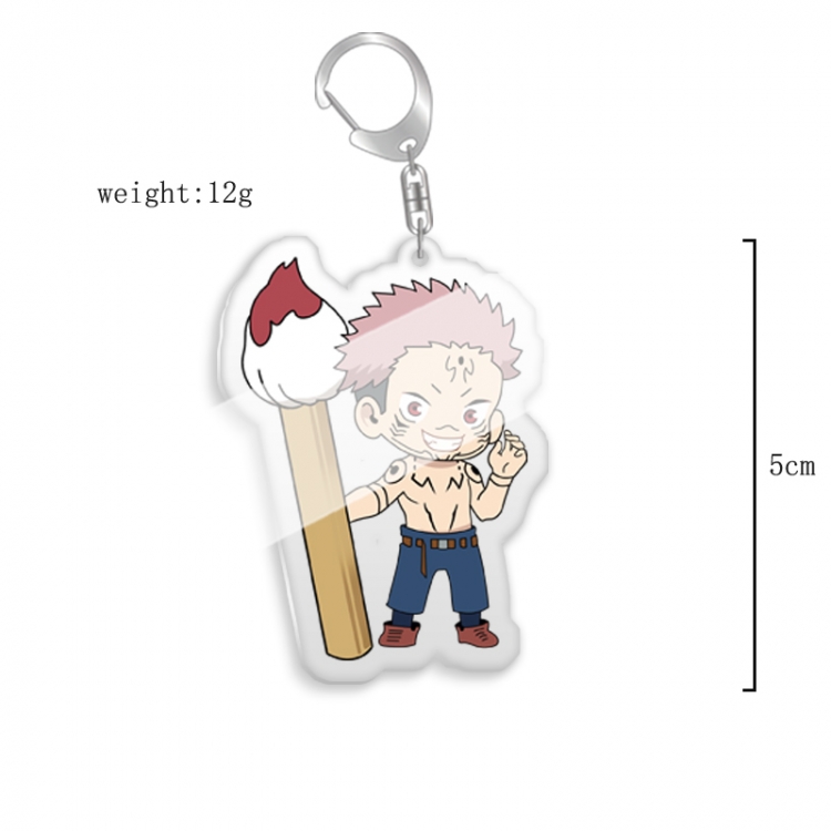 Jujutsu Kaisen Anime acrylic Key Chain price for 5 pcs 8011