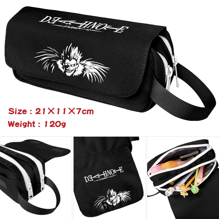 Death note Portable waterproof double-layer pencil case Pencil Bag 20x11x7cm