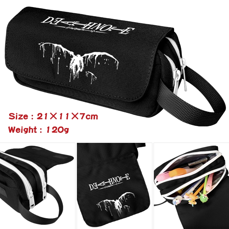 Death note Portable waterproof double-layer pencil case Pencil Bag 20x11x7cm