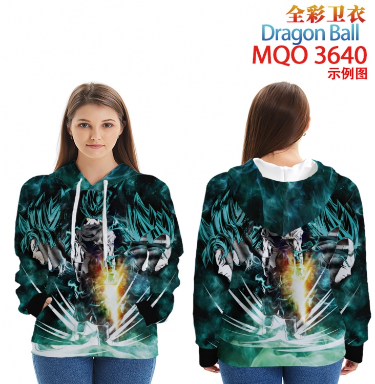 DRAGON BALL Full Color Patch pocket Sweatshirt Hoodie EUR SIZE 9 sizes from XXS to XXXXL  MQO3640
