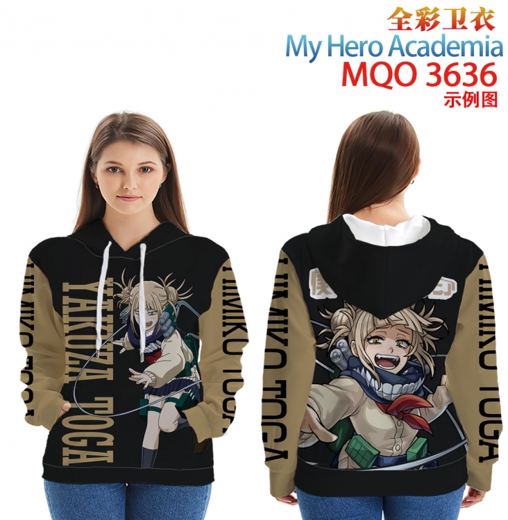 My Hero Academia Full Color Patch pocket Sweatshirt Hoodie EUR SIZE 9 sizes from XXS to XXXXL  MQO3636