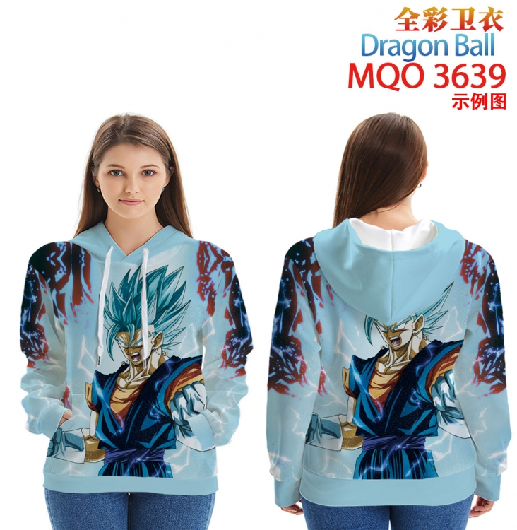 DRAGON BALL Full Color Patch pocket Sweatshirt Hoodie EUR SIZE 9 sizes from XXS to XXXXL  MQO3639