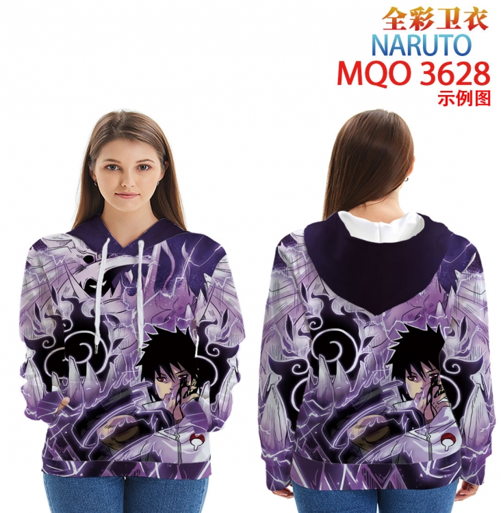 Naruto Full Color Patch pocket Sweatshirt Hoodie EUR SIZE 9 sizes from XXS to XXXXL  MQO3628