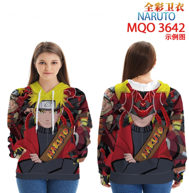 Naruto Full Color Patch pocket Sweatshirt Hoodie EUR SIZE 9 sizes from XXS to XXXXL  MQO3642